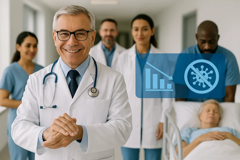 reducir infecciones nosocomiales con gestión hospitalaria